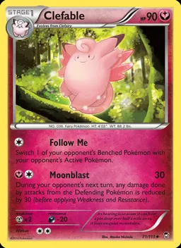 Clefable card photo