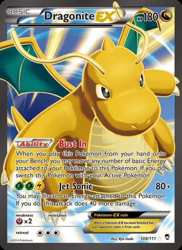 Dragonite EX card photo