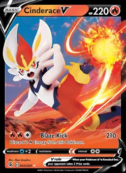 Cinderace V card photo