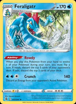 Feraligatr #57