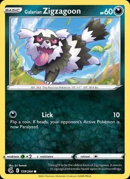Galarian Zigzagoon #159