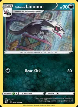 Galarian Linoone #160