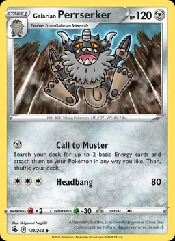 Galarian Perrserker #181
