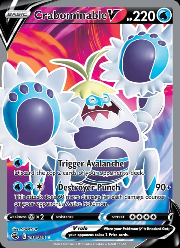 Crabominable V card photo