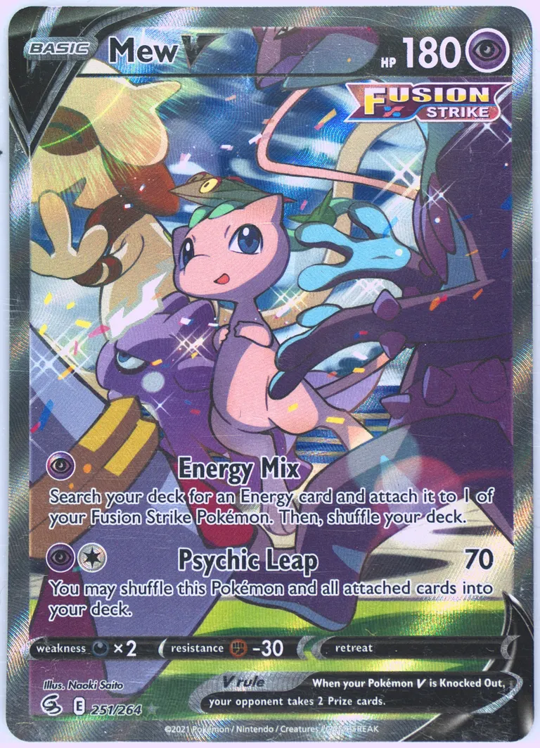 Mew V card photo
