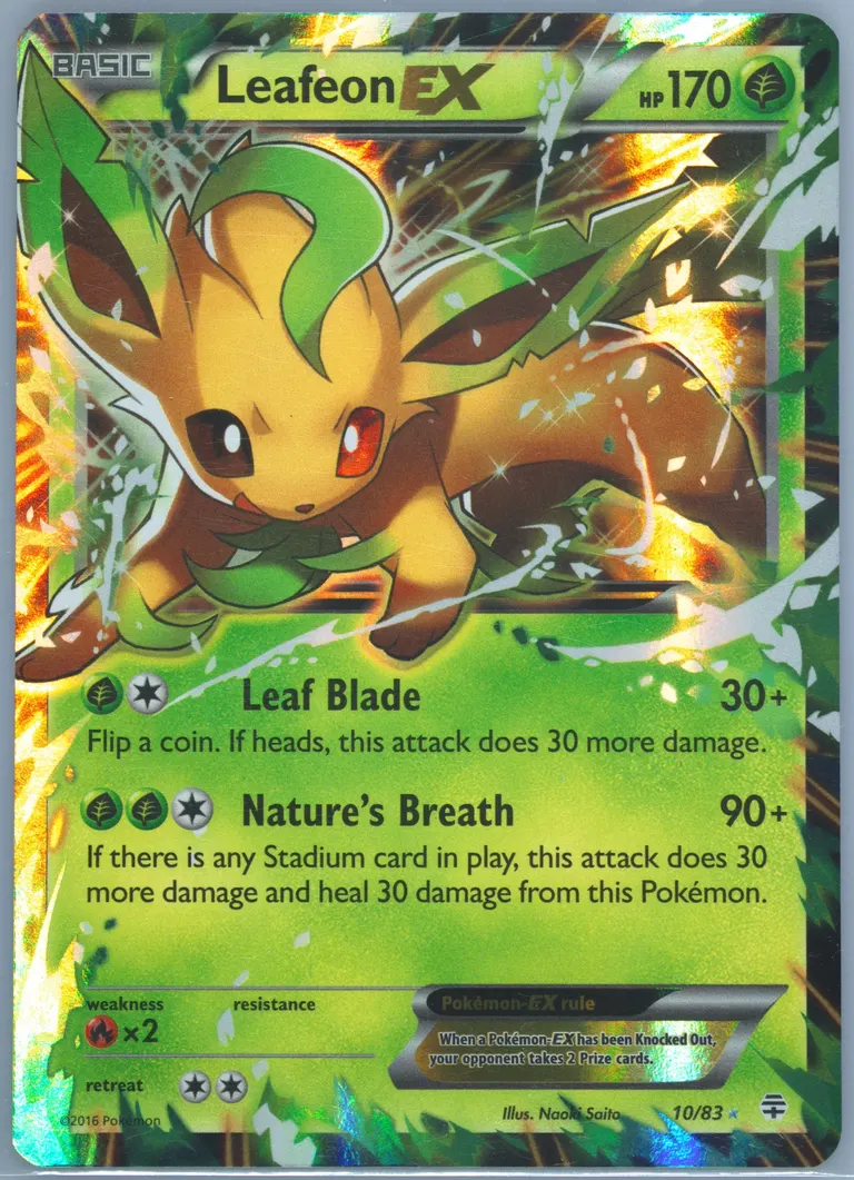 Leafeon EX card photo