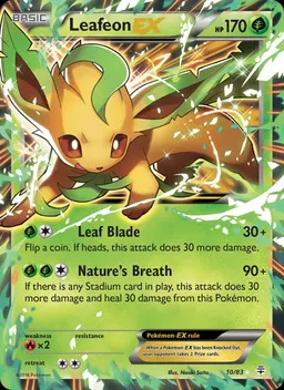 Leafeon EX card photo