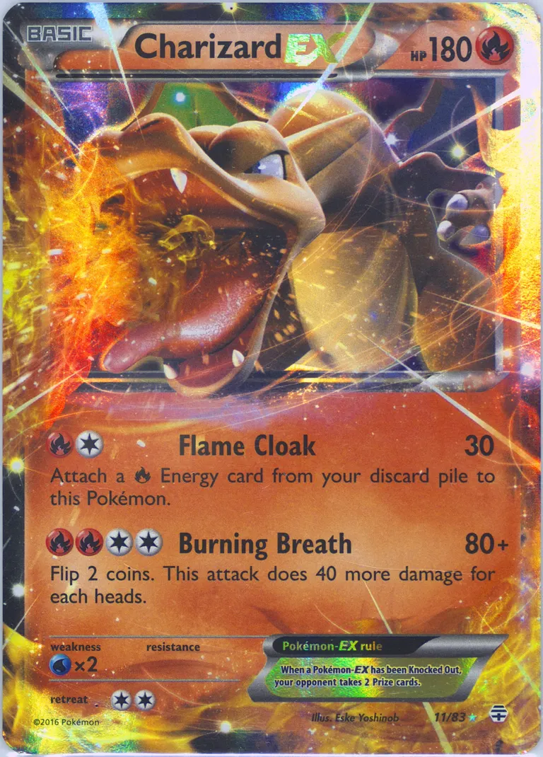 Charizard EX card photo
