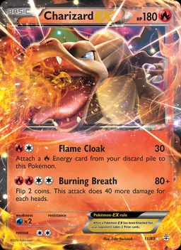 Charizard EX card photo