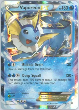 Vaporeon EX #24