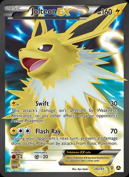 Jolteon EX card photo