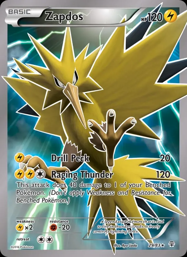 Zapdos card photo