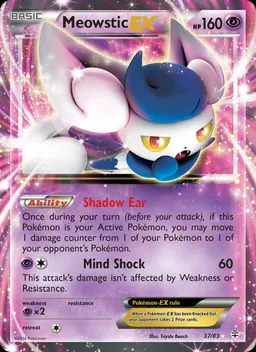 Meowstic EX #37