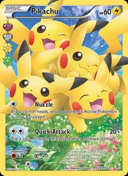 Pikachu card photo