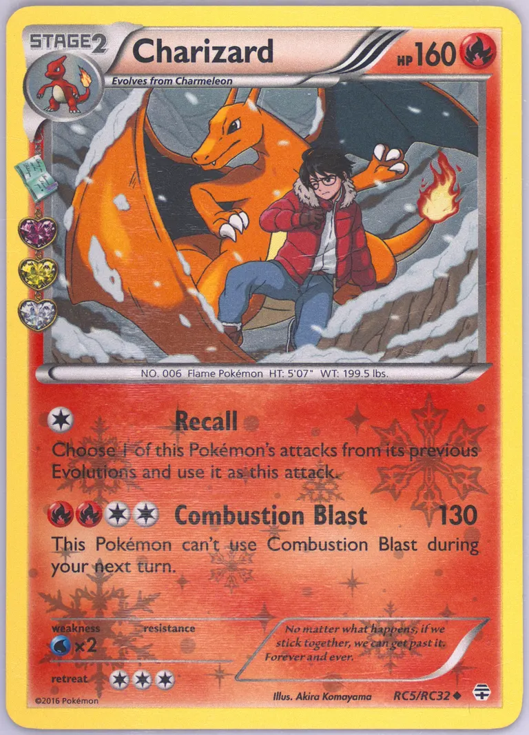 Charizard card photo