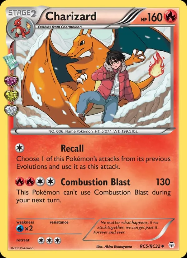 Charizard card photo