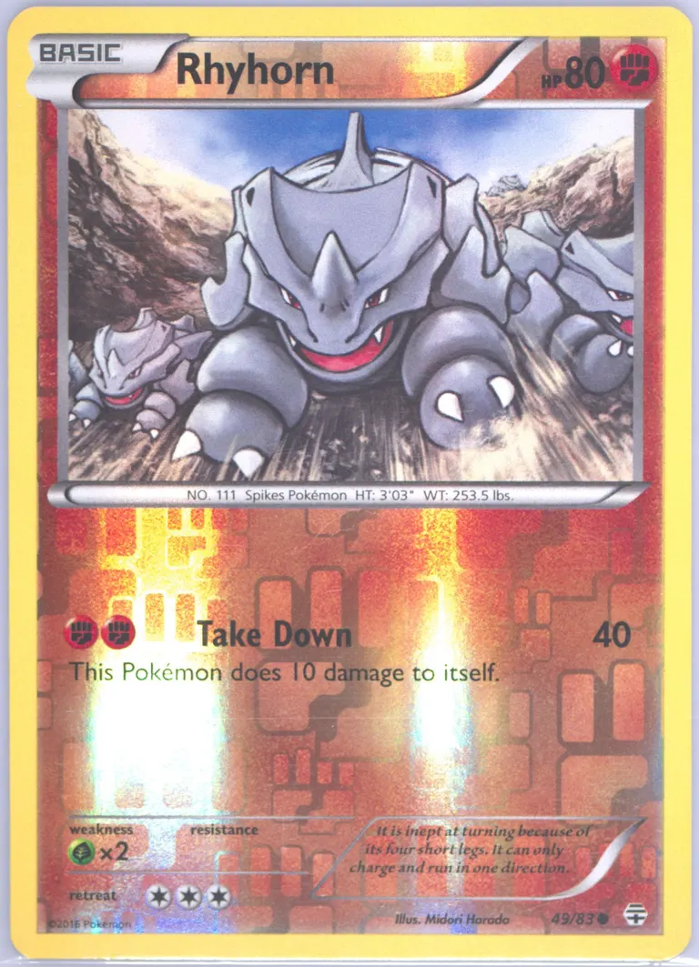 Rhyhorn card photo