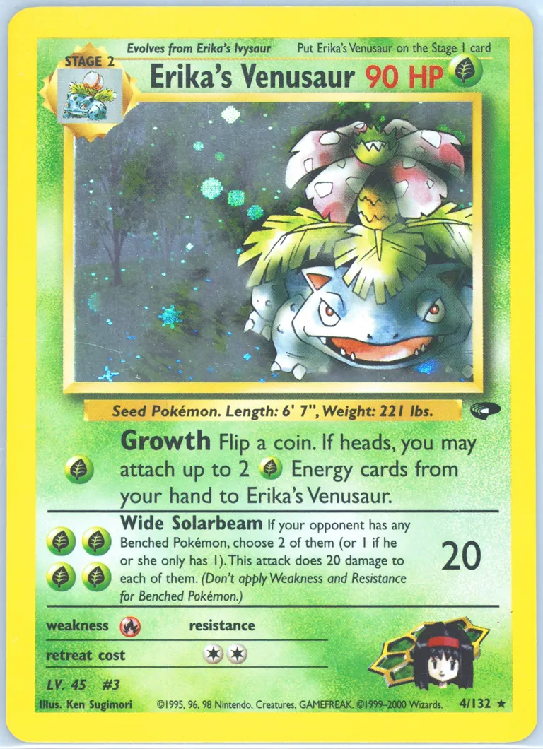Erika's Venusaur card photo