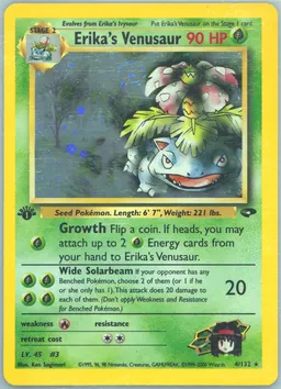 Erika's Venusaur card photo