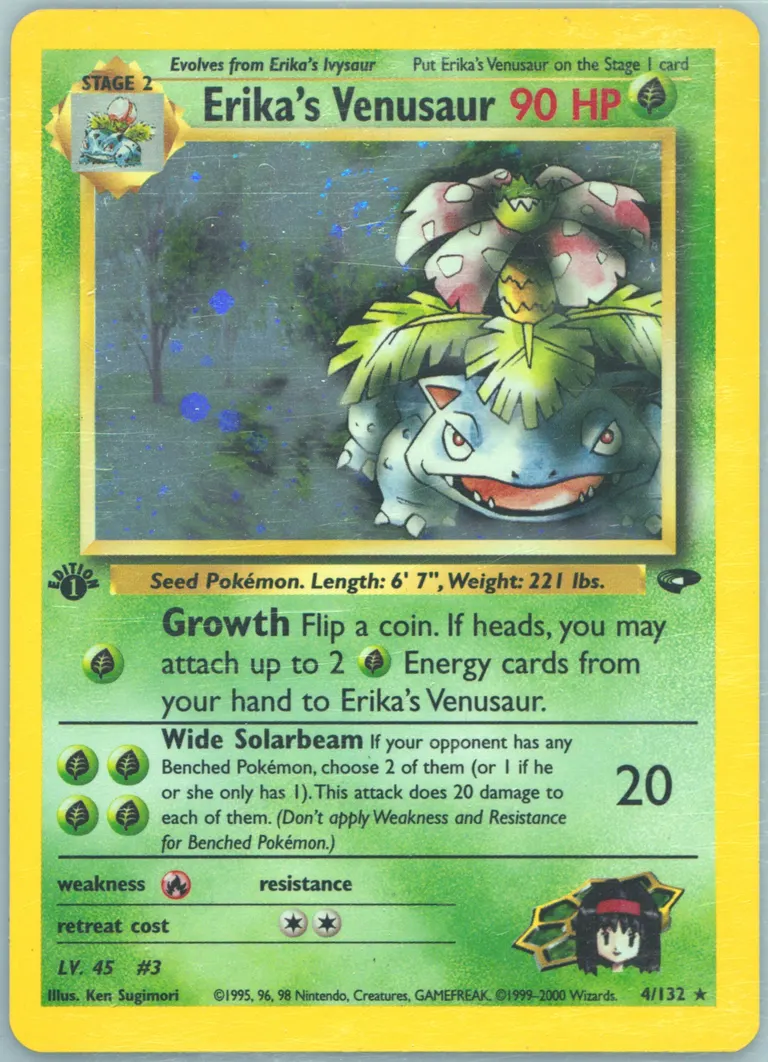 Erika's Venusaur card photo
