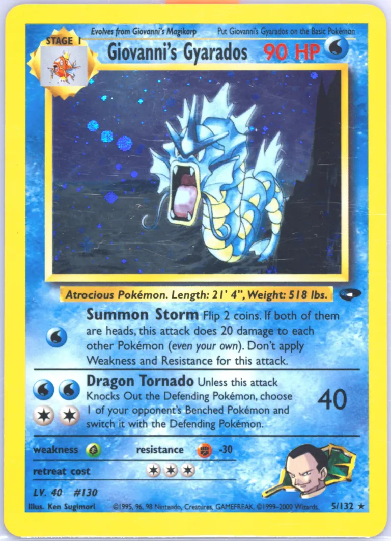 Giovanni's Gyarados card photo