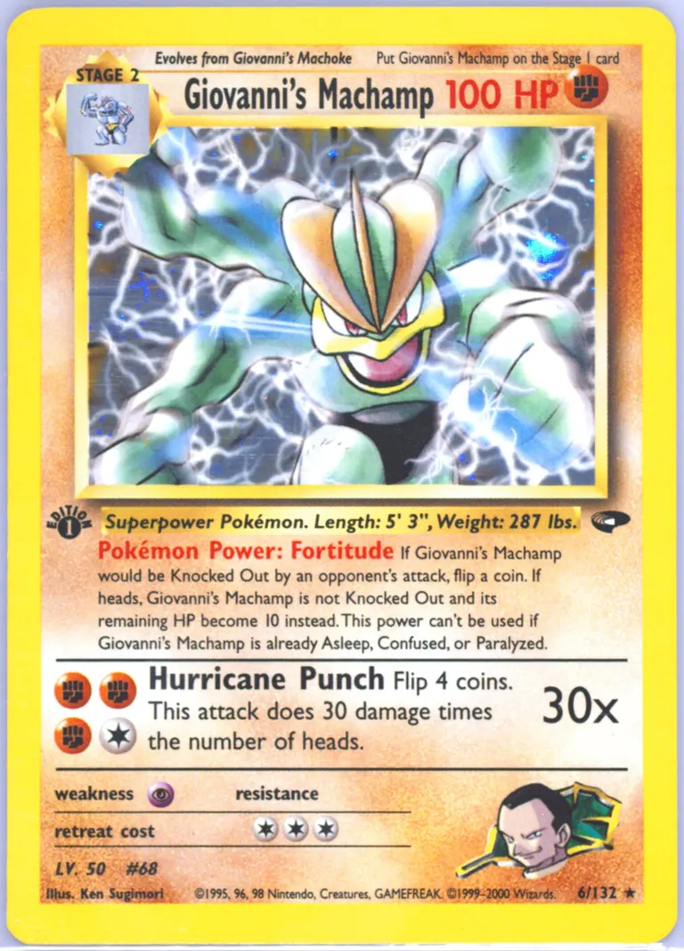 Giovanni's Machamp card photo