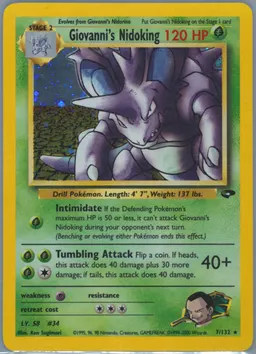 Giovanni's Nidoking card photo