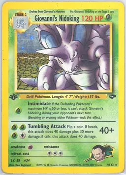 Giovanni's Nidoking card photo