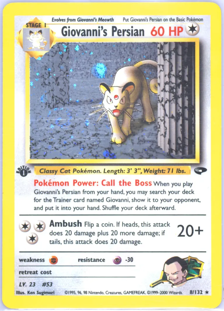 Giovanni's Persian card photo
