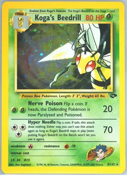 Koga's Beedrill card photo