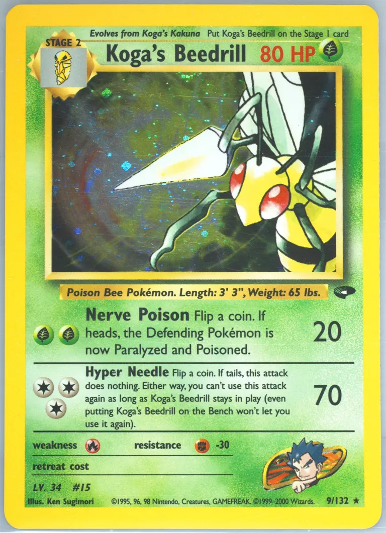 Koga's Beedrill card photo
