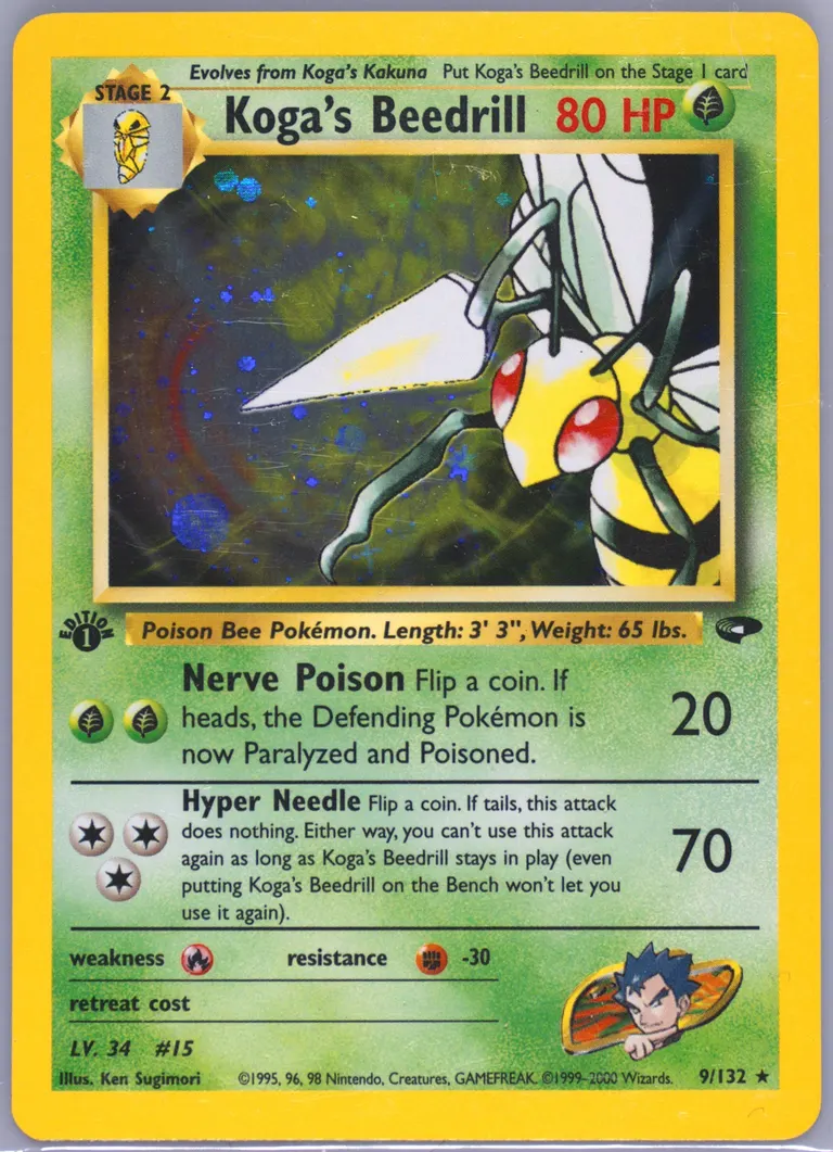 Koga's Beedrill card photo