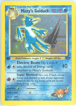 Misty's Golduck card photo