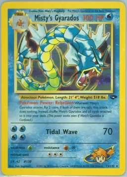 Misty's Gyarados card photo