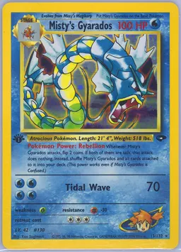 Misty's Gyarados card photo