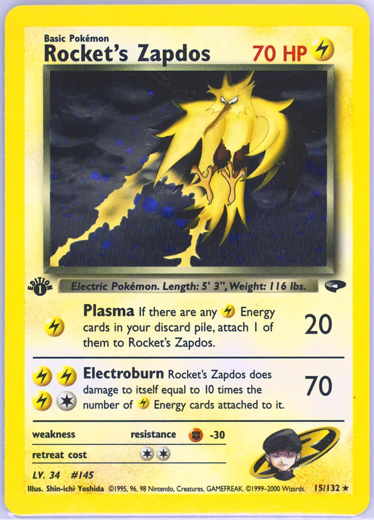 Rocket's Zapdos card photo