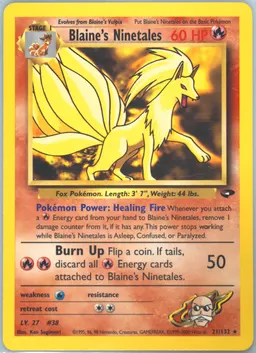 Blaine's Ninetales #21