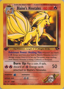 Blaine's Ninetales #21