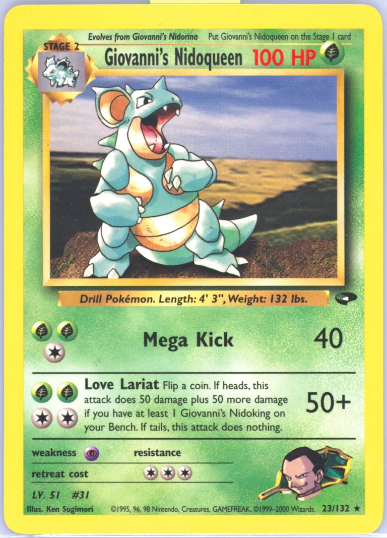 Giovanni's Nidoqueen card photo