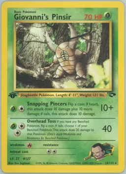 Giovanni's Pinsir #24