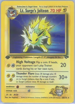 Lt. Surge's Jolteon #28