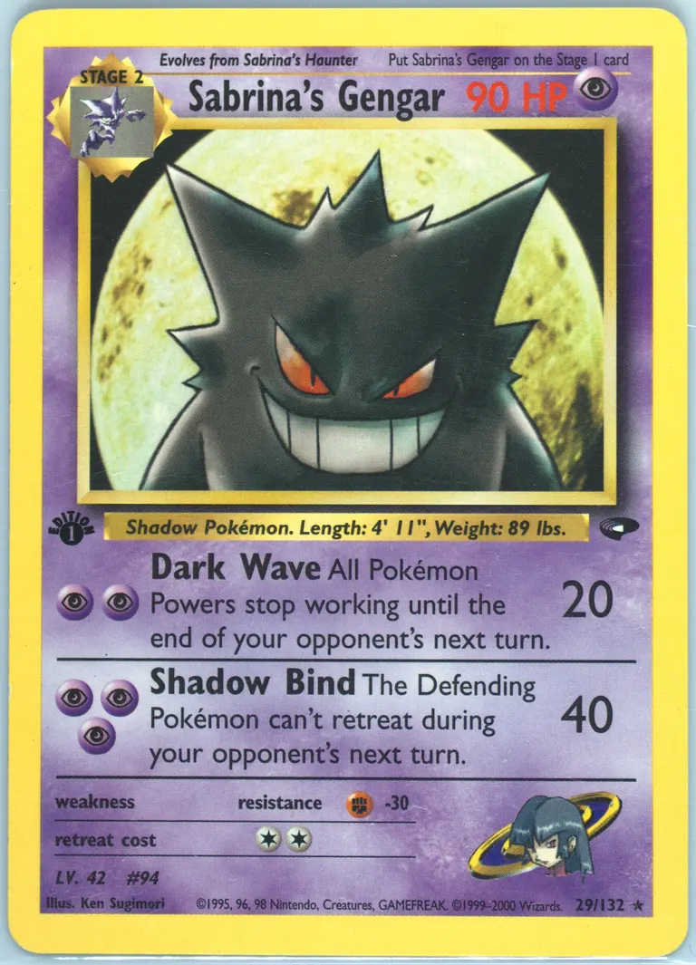 Sabrina's Gengar card photo