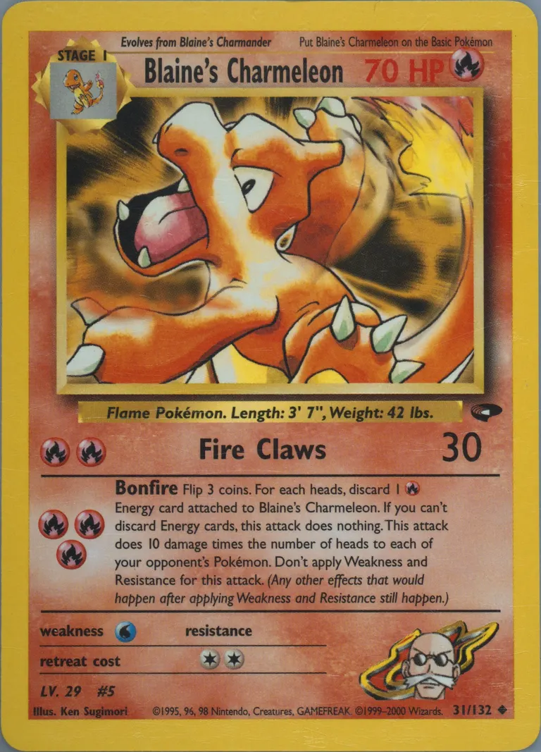 Blaine's Charmeleon card photo