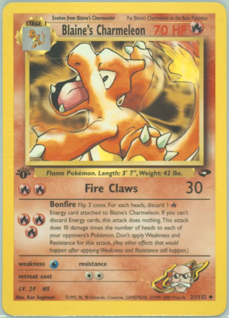 Blaine's Charmeleon card photo
