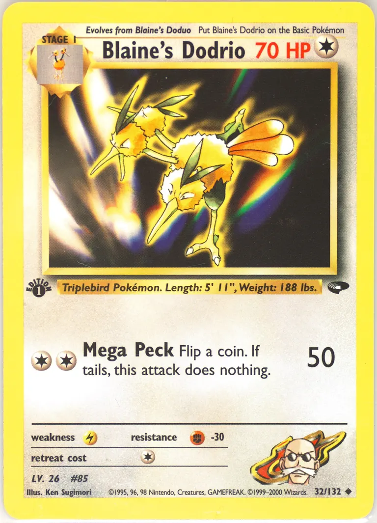 Blaine's Dodrio card photo