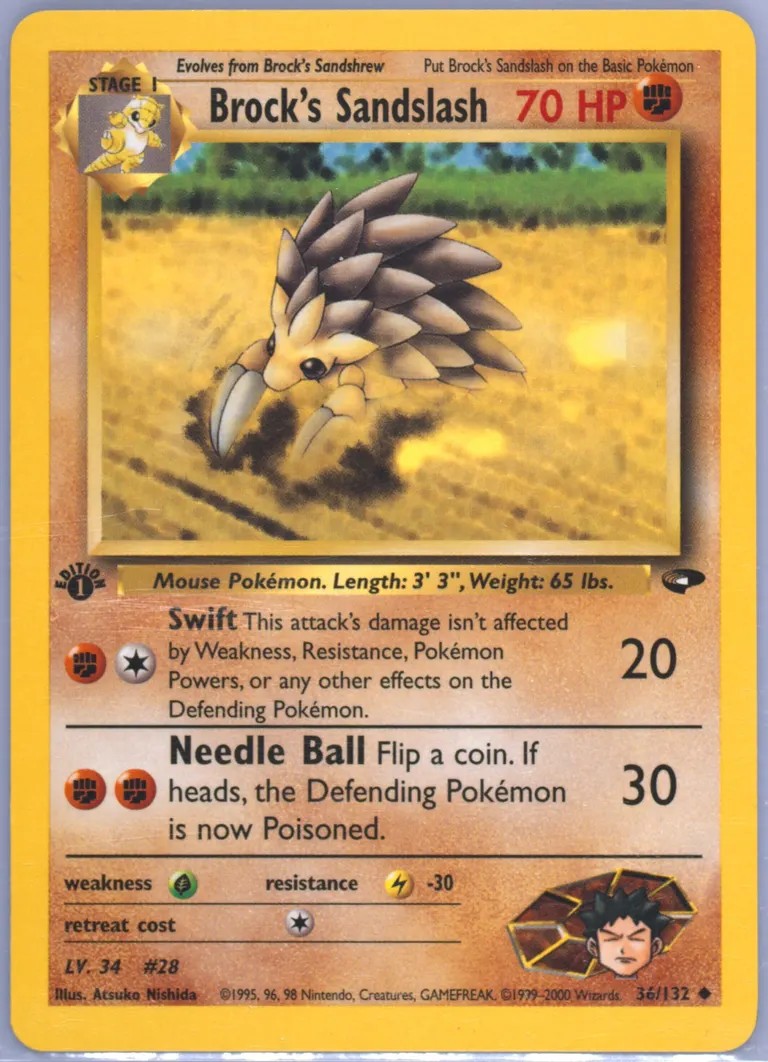 Brock's Sandslash card photo