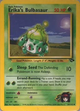Erika's Bulbasaur #39