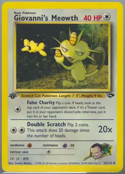 Giovanni's Meowth #43