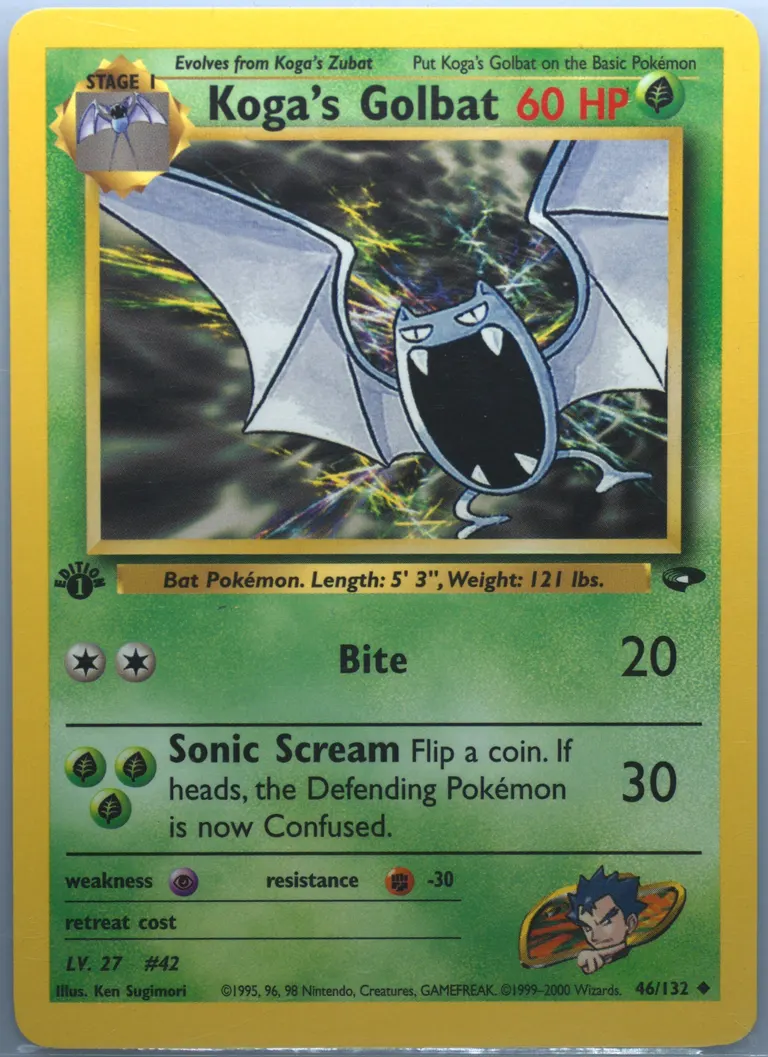 Koga's Golbat card photo