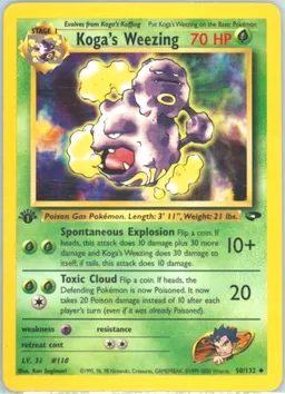 Koga's Weezing #50